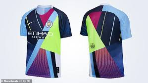 The best entries each day will receive a pair of new puma spark football boots or the current city home kit and will be included in a fan vote to decide the overall winner, who will have their kit design framed and signed by sergio aguero. Man City Release New Mash Up Kit With Nine Old Shirts Goalball