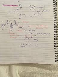 Primary Amides Structural Formula Functional Group Study Notes