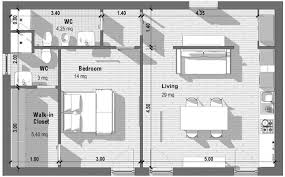 It's a great way of illustrating the way that a particular space will look. 1 Bedroom Apartment Floor Plans With Standards And Examples Biblus
