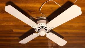 Shop wayfair for all the best 4 blade indoor ceiling fans. Hunter Summer Breeze Ceiling Fan 42 4 Blade White Blades Youtube