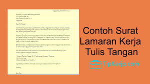 Contoh surat lamaran kerja sesuai eyd. Contoh Surat Lamaran Kerja Tulis Tangan 2020 Khusus Pencari Kerja Tip Kerja