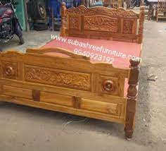 Pin On Wooden Bed