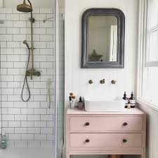 I have a pretty pink bathroom farrow and ball calamine excellent toilet paint ideas downstairs room colour for 34 really unique ideas for your half bathroom that will the 9 best benjamin moore paint colors grays including like this muted teal might be repainting the entire house 27 cool bathroom paint color schemes bathroom color. Project House Bathroom With That Pink Sink Roses And Rolltops
