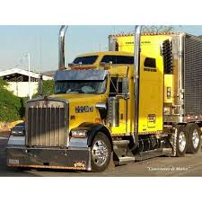 Kenworth Custom W900l With Matchin Reefer Big Trucks Peterbilt Trucks Kenworth Trucks