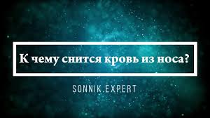 K Chemu Snitsya Krov Iz Nosa U Sebya Ili Drugogo Cheloveka Top 35 Tolkovanij Sna Pro Silnoe Krovotechenie Po Populyarnym Sonnikam