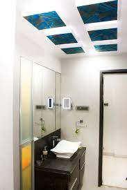 Check spelling or type a new query. White And Blue False Ceiling In Modern Bathroom By Versatile Interiors