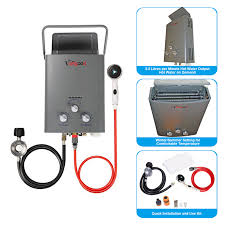 This camping shower uses a local water source to provide unlimited hot water! 6l Rv Outdoor Portable Tankless Instant Propane Shower Campervan Hot Bath Camping Gas Water Heater China Gas Heater Water Outdoor And Portable Hot Water Heaters Price Made In China Com