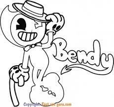 It cannot be denied that this activity can stimulate the imagination of children, as well as children's media to learn colors and shapes. Pages To Color Bendy Dancing Printable Free Kids Coloring Pages Printable
