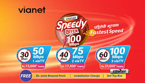 But there are other options: Vianet Introduces 100 Mbps Internet In Speedy Offer Ktm2day Com