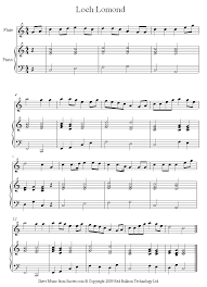 Loch lomond, 6 sheets found. Pin On Flute Piano Sheet Music