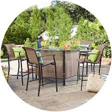 Outdoor chairs can be made of all the same materials as outdoor tables. Outdoor Patio Furniture Sears