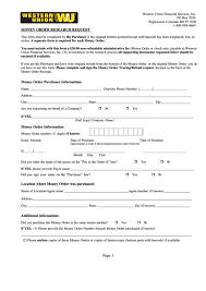 Check spelling or type a new query. Fillable Money Order Research Request Form Western Union Printable Pdf Download