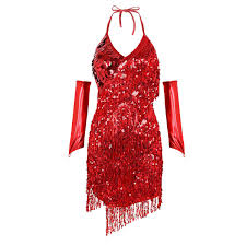 Estreno de amazon prime video. Yizyif Ragazze Vestito Tassel Da Ballo Latino Bambini Costume Dancewear Abiti Da Danza Latino Americano Vestito Jazz Collo Appeso Paillettes Glitter Nappa Outfits Bambine E Ragazze Danza