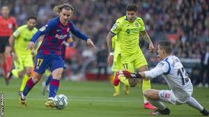 Stream barcelona vs getafe live. Barcelona 2 1 Getafe Defending Champions Gain Narrow Win Over Surprise Package Bbc Sport