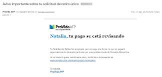 Mientras tanto solicita tu retiro enviando por correo a retiro@provida.cl este formulario afp provida, además, implementó otra idea novedosa en el transcurso de este día: Aumentan Casos De Madres Demandantes Por Pension Alimenticia A Quienes Se Les Retuvo Su 10 Meganoticias
