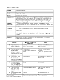 The second grade lesson plan section will constantly develop as more teachers from our teacher.org community submit their masterpieces. English Daily Lesson Plan Year 2 Lesson Plan Symbols