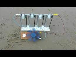 Magnesium Graphite And Sea Water Battery Diy Generator Cool Inventions New Technology