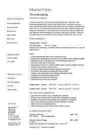 A cv, short form of curriculum vitae, is similar to a resume. Housekeeping Resume Cleaning Sample Templates Job Description Maintenance Carpets Skills