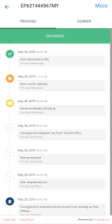 A tracking number or id is a combination of numbers and possibly letters that uniquely identifies your shipment for national or international tracking. Tracking My Malaysia Package Tracker By Etracking Technology Android Apps Appagg