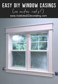 Check spelling or type a new query. Easy Diy Window Casings No Miter Cuts Addicted 2 Decorating