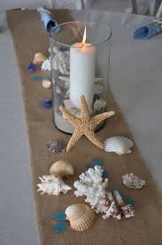 Feel Under The Sea Just For You Seathemed Seawedding Weddingamalfi Wed Beach Wedding Tables Table Runners Wedding Beach Table Decorations