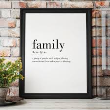 Family Definition Print Wall Art Print Wall Decor Minimal Print Family Print Modern Print Type Poster Instant Download Dp19 In 2020 Nurse Definition Nurses Week Quotes Nurse
