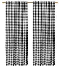 1152 x 864 jpeg 608 кб. Rod Pocket Curtains Curtains For Kitchen Living Room Curtains Check Cotton Curtains Curtain Panels Sets Farmhouse Curtains Bedroom Curtain Panels 50x108 Inch Black White Set Of 2 Panels Buy Online In Cayman