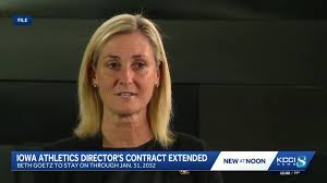 Iowa announces contract extension for Athletics Director Beth Goetz