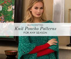 I wanted to make this up for my grand daughter. 27 Free Knit Poncho Patterns To Keep You Cozy Allfreeknitting Com