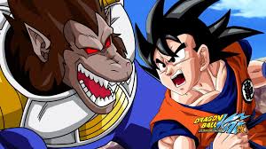 First off, dragon ball z kai doesn't include anything from dragon ball, which is the story of goku as a child. Dragonball Z Son Goku Vs Vegeta Gorilla Formed Illustration Dragon Ball Z Kai Hd Wallpaper Wallpaper Flare