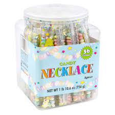 Candy Necklace 36 Count Tub Candy Necklaces Old Fashioned Candy Easter Basket Items