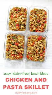 In this easy, healthy chicken dinner, we replaced typical pasta with broccoli. Chicken Pasta Skillet Crafty For Home