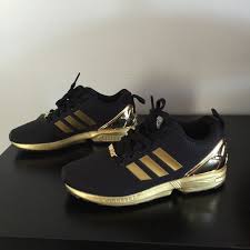 Adidas Black And Rose Gold Shoes Zx Flux Pin On My Posh Picks