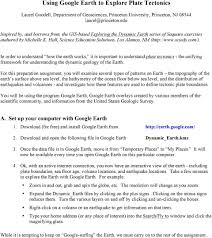 The quiz tests you on terms related to tectonic plates and the lithosphere. Using Google Earth To Explore Plate Tectonics Pdf Free Download