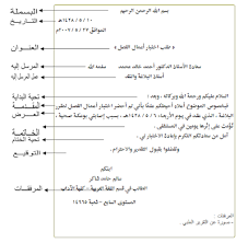 كيفية كتابة رسالة إدارية نموذج جاهز موقع محتوى