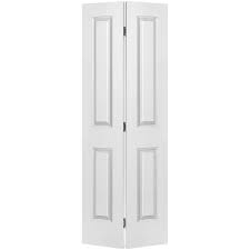 Masonite Traditional 24 In X 80 In Primed 2 Panel Square Molded Composite Bifold Door Hardware Included Lowes Com Bifold Door Hardware Bifold Doors Doors Interior