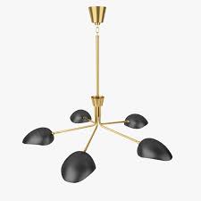3d Robert Abbey Lighting Rico Espinet Racer Chandelier
