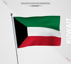 The flag of kuwait (arabic: Kuvejt Flag Volna Prozrachnyj Psd Premium Psd Fajl