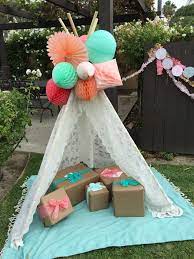 Boho Chic Baby Shower Party Ideas Photo 12 Of 23 Tribal Baby Shower Bohemian Baby Shower Baby Shower Parties