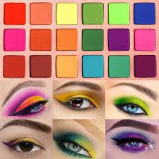 18 colors summer colorful eyeshadow palette