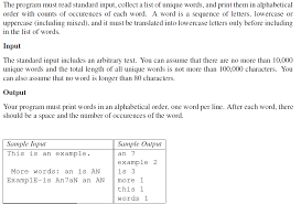 Hand fish goat · 5. Solved The Program Must Read Standard Input Collect A Lst Chegg Com