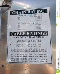 Tow Truck Chain Rating Cable Ratings Editorial Image