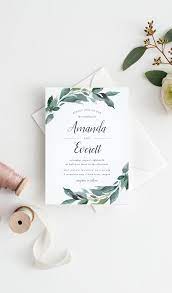 Abundant Foliage Wedding Invitation Zazzle Com In 2021 Wedding Invitations Green Wedding Invitations Foliage Wedding