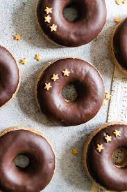 Baked Doughnuts With Chocolate Glaze Recipe Chocolate Glaze Sweet Treats Recipes Chocolate Recipes