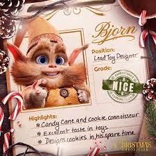 From the cast to the animated elves, here are six things you (probably) don't know about christmas chronicles 2. Meet Bjorn Candy Cane Expert Cookie Connoisseur Santa S Helper Christmas Feeling Christmas Christmas Dolls