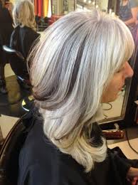 Adding Lowlights To Gray Hair White Hair With Lowlights Hair Highlights Low Lights Hair