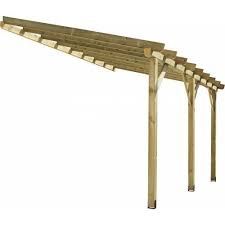 Pergola Bois Adossee 4 2 X 3m Burger Fr 500 0008026 Jpg 500 500 Pergola Pergola Patio Pergola Attached To House