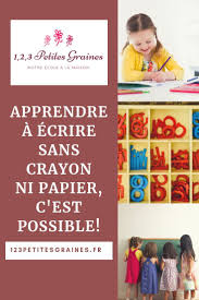 Apprendre A Ecrire Sans Crayon Ni Papier C Est Possible En 2020 Apprendre A Ecrire Instruction En Famille Ecrire