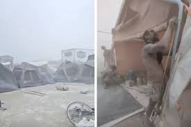 Burning Man: Staubstürme, Hitze und Gewitter in der Black Rock City