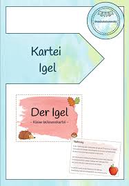 Wissenskartei Abschreibkartei Igel Unterrichtsmaterial In Den Fachern Deutsch Sachunterricht Kartei Unterrichtsmaterial Sachunterricht Grundschule